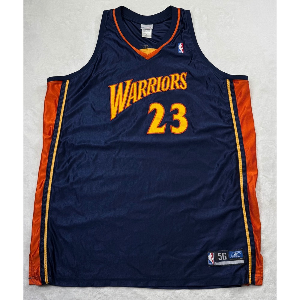 Reebok Golden State Warriors Vintage Jason Richardson 23 NBA Jersey Size 56